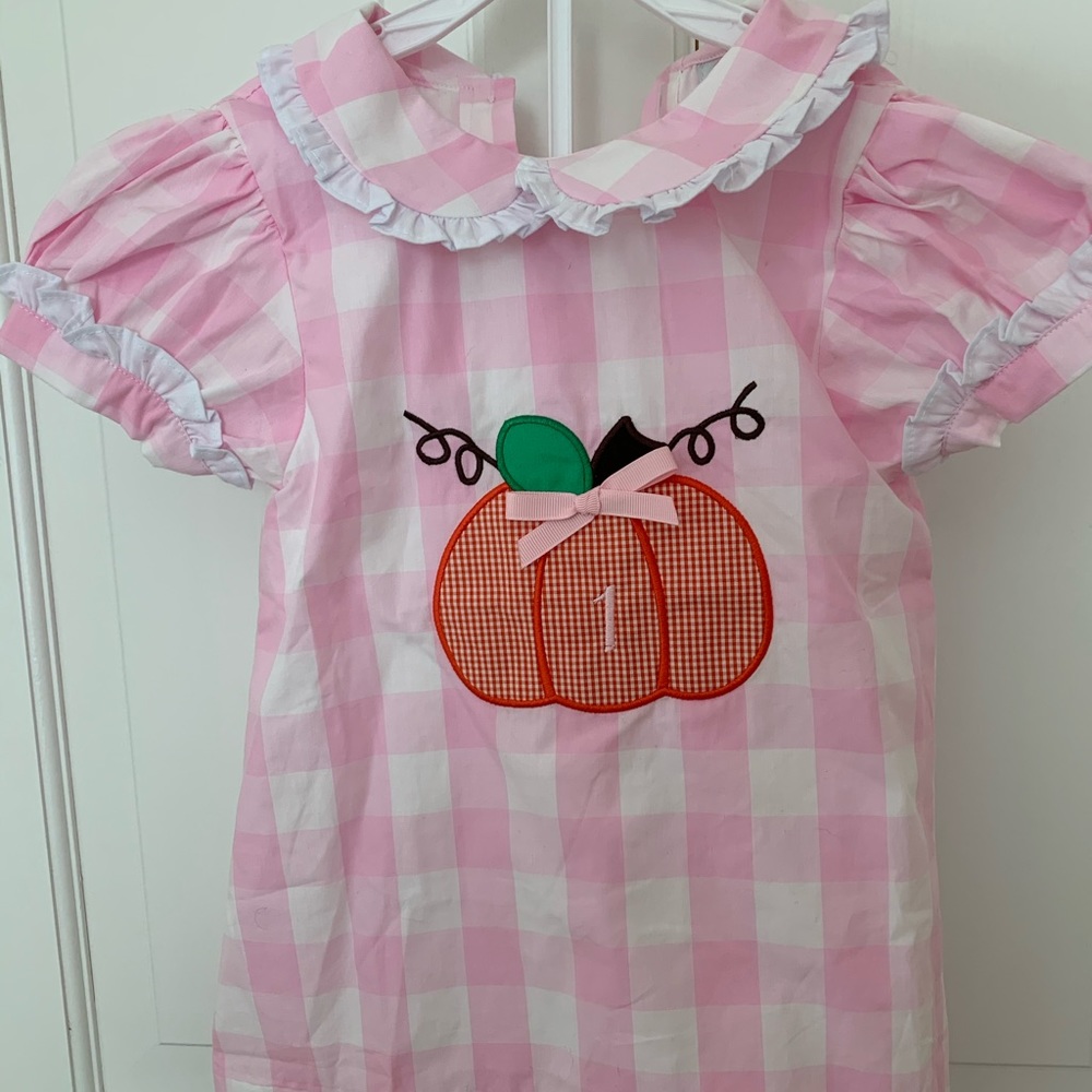 Plaid pumpkin dress